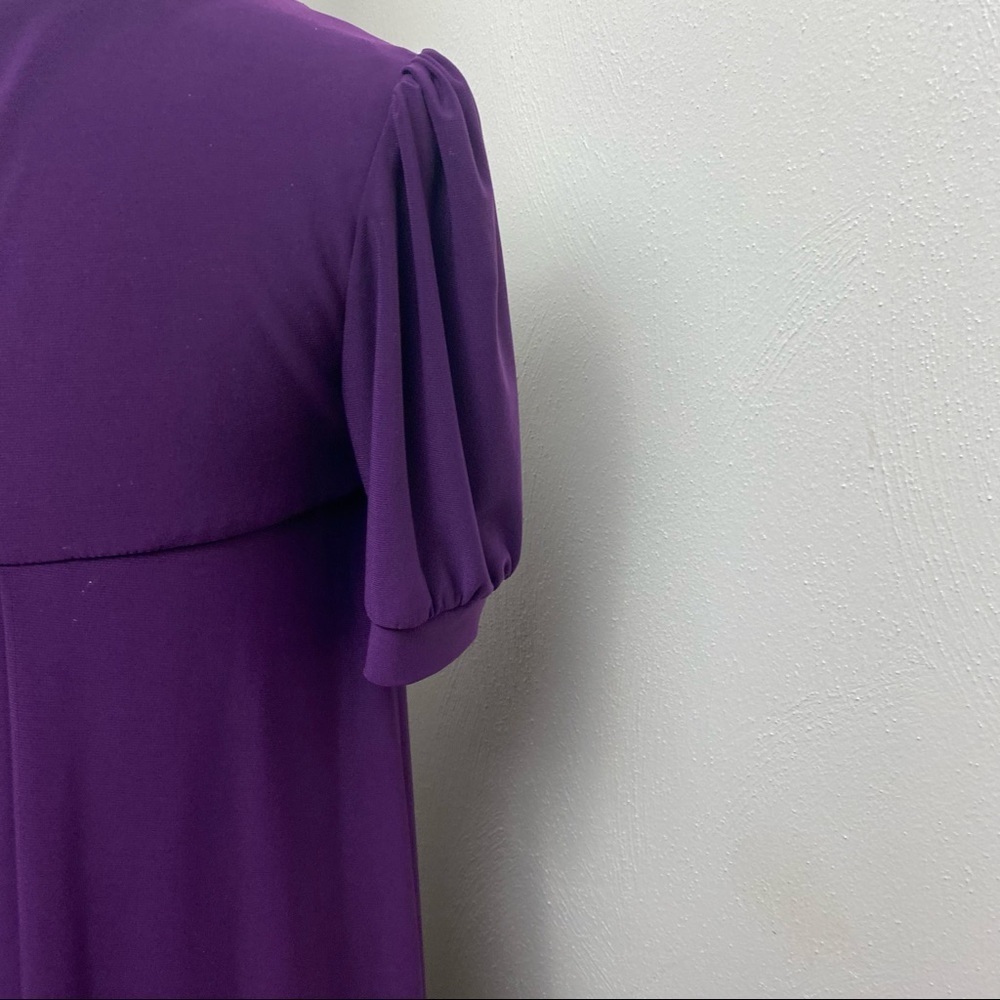 Jessica Howard Dress. Purple Sz 10 - Picture 10 of 11